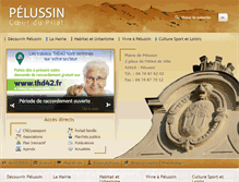 Tablet Screenshot of pelussin.fr